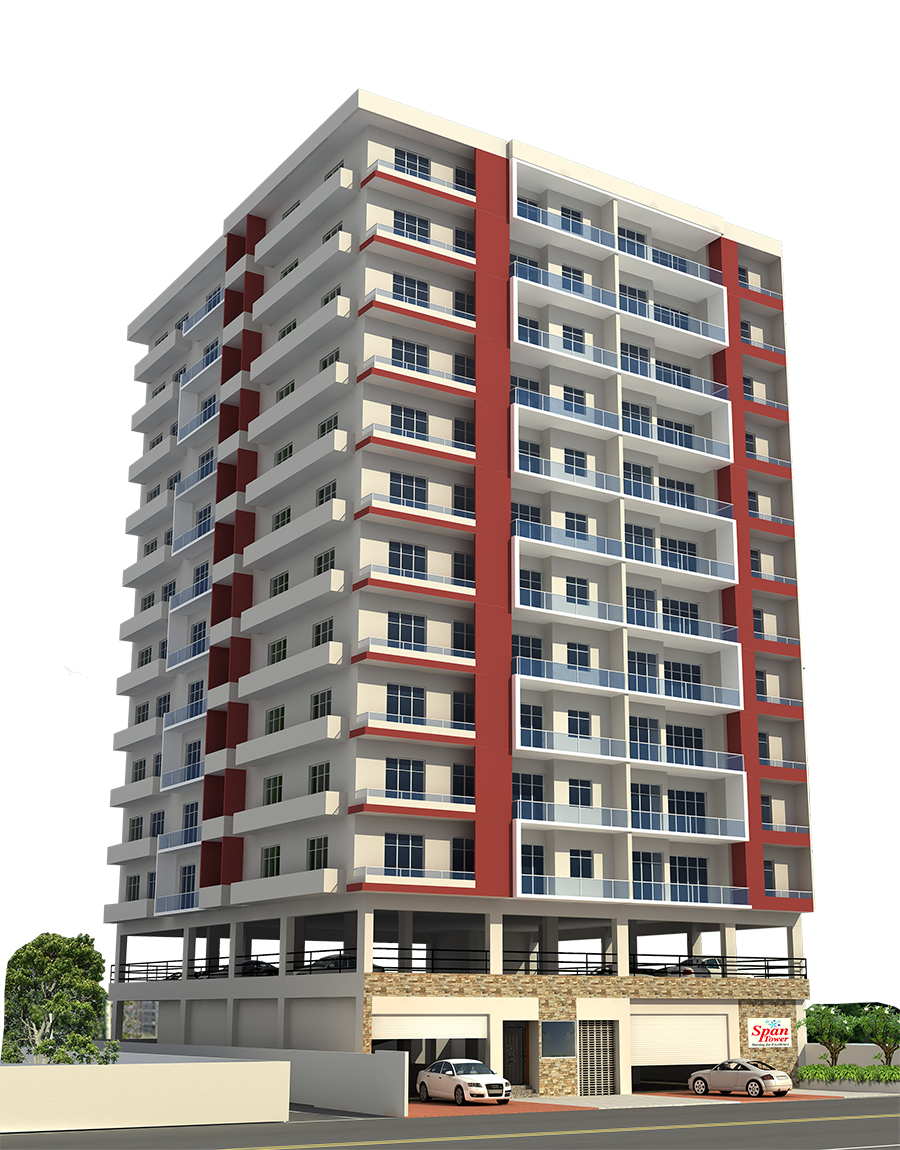 Another perspective of the proposed residential development, highlighting the spacious layout and green surroundings.
